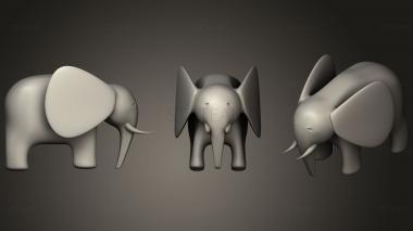 3D model Elephant (STL)